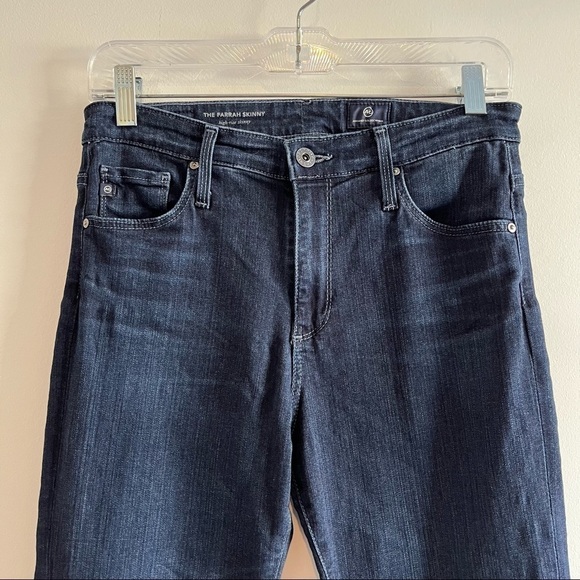 Anthropologie The Farrah High Rise Skinny Medium Wash Jeans Size 27 - Picture 3 of 7